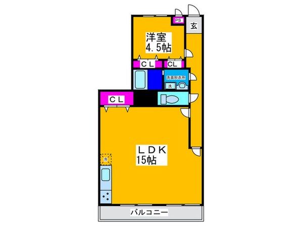 アルページュ ３の物件間取画像